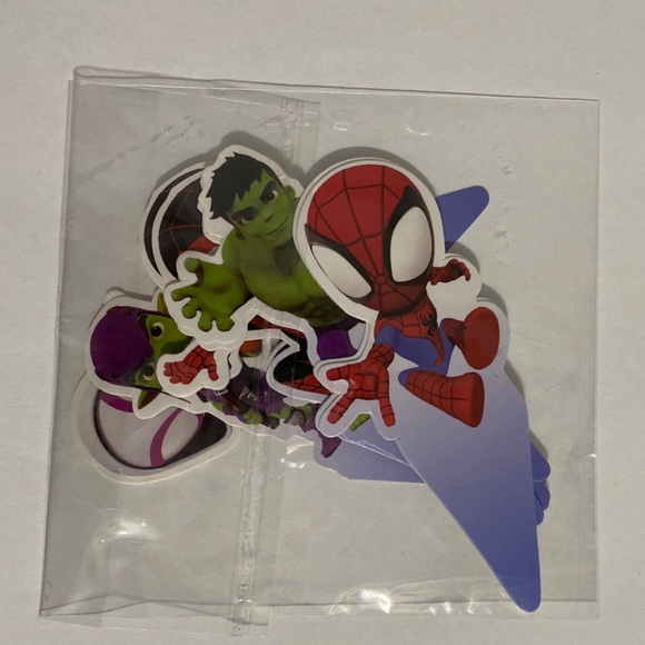 Spidey And His Friends Birthday Decorations 55pcs cake topper banner ballons… - Picture 7 of 7